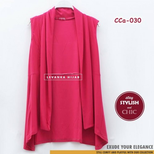 CCa-030 Cardigan Tanpa Lengan